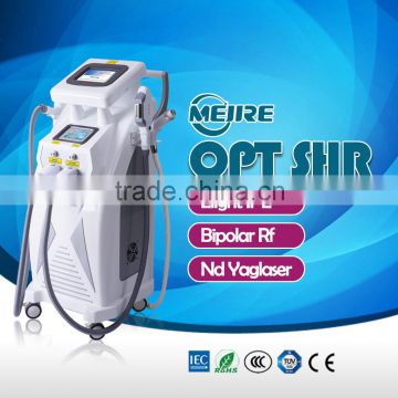 2016 multifunctional ipl rf nd yag