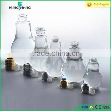 16oz Glass Fancy Bulb Shape Bottle for Fruit Juice photo-4