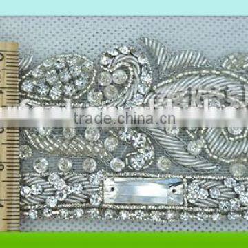 Garment Accessories and Beaded Bridal Trims for Wedding Dress photo-4