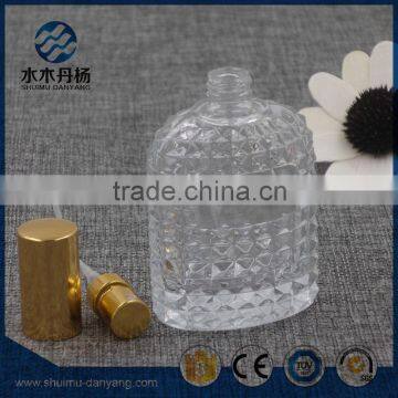 Luxury 50ml unique perfume empty glass bottle