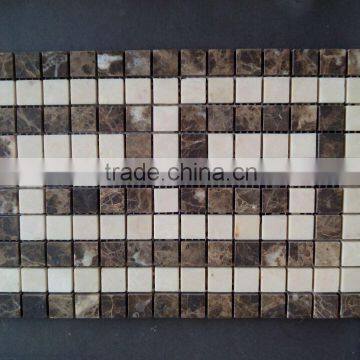 Brown marble mosaic for wholesale