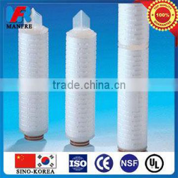 best quality PES Cartridge Filters used in food and beverage(Korea Technology)