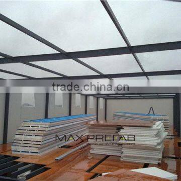 Safety Prefab Steel Structure Meeting Room In Figure