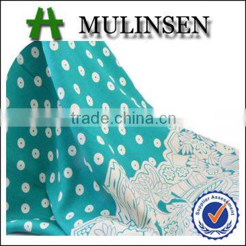 Woven Cheap Dress Border Print Twill Rayon Jersey Fabric Keqiao