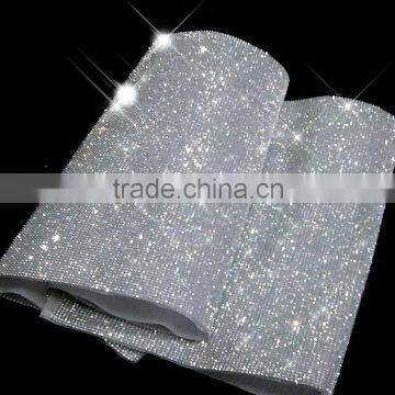 3mm diamond 324x142 lines crystal Rhinestone mesh sheet trims garment accessory