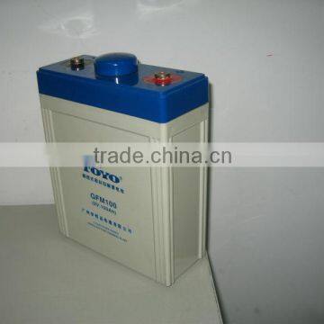 2V100AH SLA deep cycle battery for solar system