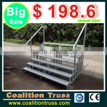 hot sell foldable aluminum choral riser