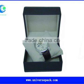 Simple With Pillow Black Watch Box Leather Top Selling Boxes For Export