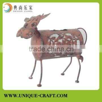 High quality metal crafts and arts animal decoration home decor