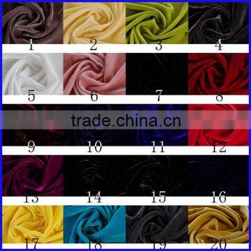 supplier 20% silk 80% rayon fabric velvet