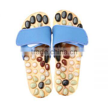 Foot Massage Device With Jade Stone Massager Slipper