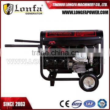 Generator Honda Engine Powered By Gasoline Portable Generator With Hands and Wheels