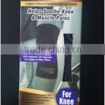 Compression Copper Knee Sleeve/ Infused Fit Recovery Knee Sleeve