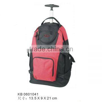 600D quality travel trolley luggage bag