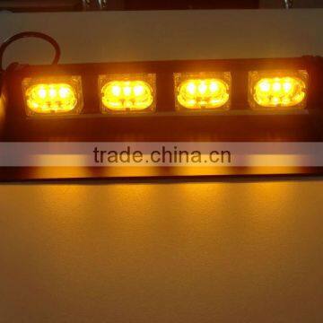 WINDSHIELD CAR LED STROBE LIGHT,VISOR LED STROBE LIGHT (SR-LS-816-4), 1W TOP BRIGHT LINEAR LED
