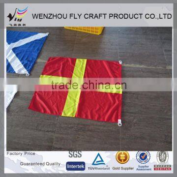 Ourdoor Use Sailing Polyester Banner Custom Design Marine Signal Flags