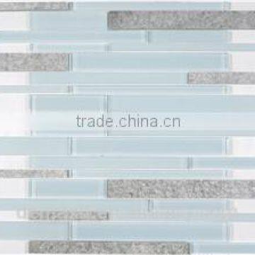 Crystal Glass Mosaic/adhesive floor tiles kitchen