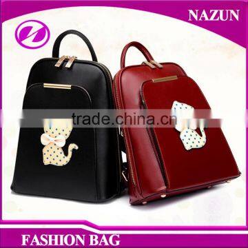 Fashion Cute Cat Backpacks for Girls Bags Backpacks Waterproof leather backpack