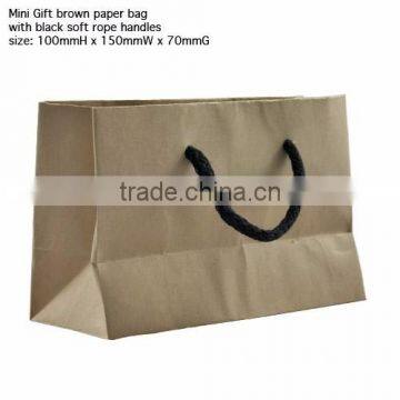 Mimi size hand paper kraft custom bags for gift