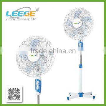 FS40-56 16" White Stand fan with 5 PP Blades