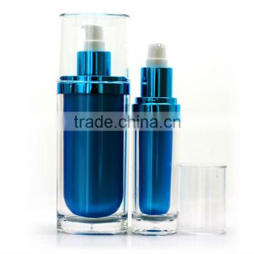 Oval shape acrylic lotion bottle,cosmetic bottle