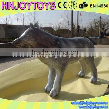 Kids Inflatable Wolf Toy, Life Size Toy Inflatable Wolf