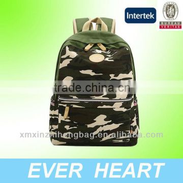 2014 camouflage korean school backpack trendy