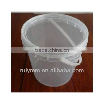 2L clear transparency plastic bucket