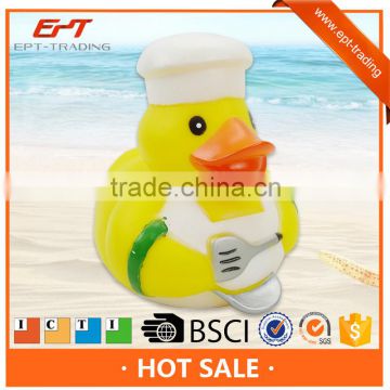 Hot selling funny vinyl bath duck toy for wholesale