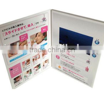 Promotional hot sale gift 2.4/ 2.8/4.3/5.0/7.0/10.1 inch Custom Video Greeting Card