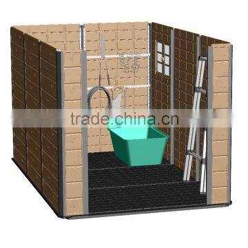 2016Wholesale Price HDPE Plastic Garden Shed Mobile Home photo-3