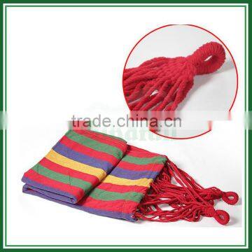 Cheap Custom Cotton Yarn Rope Adult Hammock for Outdoor