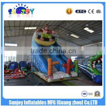 SUNJOY 2016 high quality inflatable playground slide inflatable super slide for sale