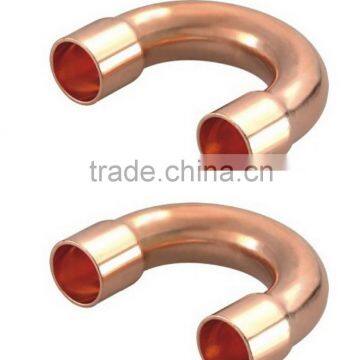 Copper pipe fitting 180 degree U bend