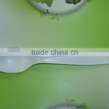 100% biodegradable and compostable biobased plastic 8 inch 15.8cm tea spoon