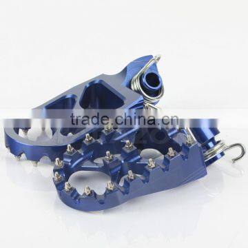CNC Milled 7075 Aluminum Motorcycle Foot Pegs for YZ 250 02-14 photo-3