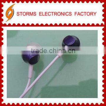 2016 fashionable colorful best looking OEM nice sound effect mp3 novelty inear earphone