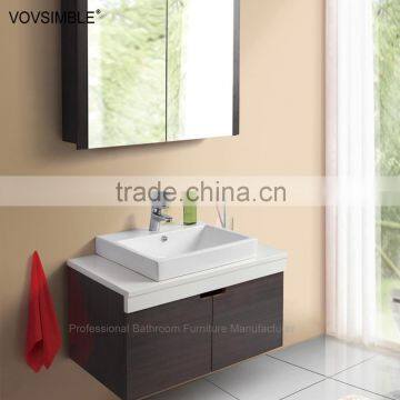 modern bathroom furniture sets for hotel, corner bathroom vanity