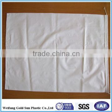 white PP woven bag sack 55x105cm, polypropylene woven bag, PP woven sack