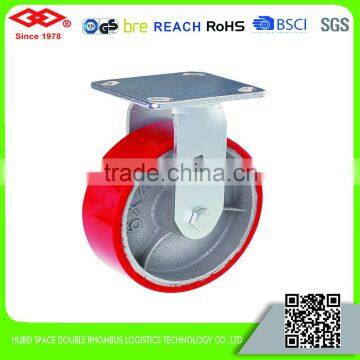 100mm-200mm Heavy duty roller bearing casters with cast iron center