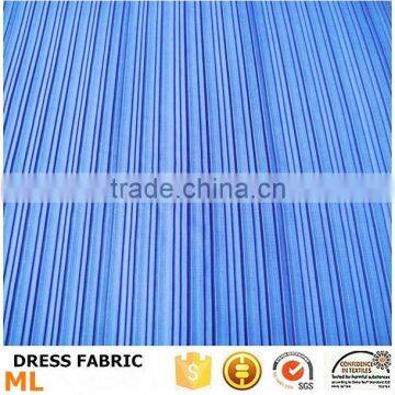Fashion Dress Fabric Colorful Pleated Apparel Fabric for Mommy and me Maxi Dress