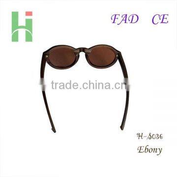 Natural Ebony Sunglasses With Polarized Lens photo-4