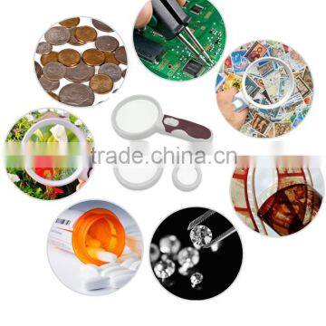 BIJIA LED Illuminated HandheldMagnifier Magnifying Glass With Interchangeable Lenses - 2.5X 5X and 16X Magnification photo-6