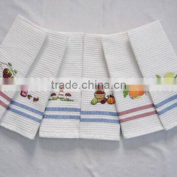 COTTON OR T/C WAFFLE CHEAP, JACQUARD, KITCHEN TEA TOWEL COTTON WAFFLE TOWEL