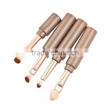 4 in 1 Professional Multifunctional Makeup Brush Set Cosmetic Tool Folded 2 colors Make Up Brushes Kit