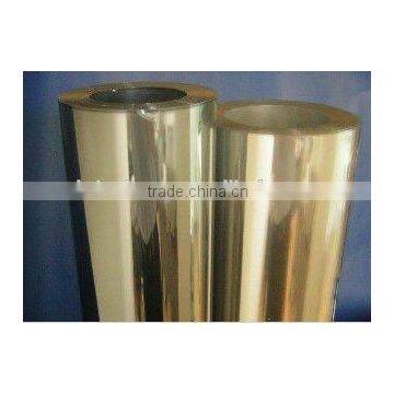 metalized PVC sheet , gold color PVC sheet