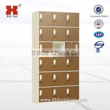 18 door metal locker cabinet for school