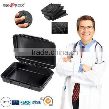 Portable plastic medical equipment case with IP67 Waterproof certificate RC-PS 140