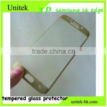 Factory Low Price!Premium Perfect For Samsung s6 Edge Electroplating With Wiredrawing Gris Price Tempered Glass Screen Protector photo-6