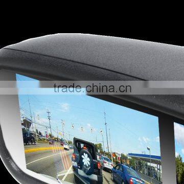 Car Rearview Mirror with Dual LCD Display Screens special for truck and trailer